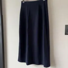 ユニクロ UNIQLO ストレッチ ダブルフェイス スリットスカート M