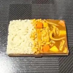 食品サンプル 名刺入れ カレーライス 美品