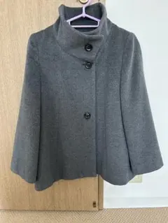 美品・24AW □ANAYI アナイ ウールビーバーショートコート 黒 38
