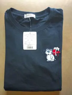PEANUTS オラフ刺繍Tシャツ ネイビー Lサイズ 新品のサムネイル