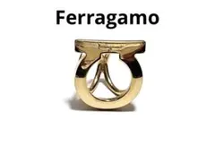 新品 Ferragamo ガンチーニ ヘアアクセ クリップ クリア フェラガモ