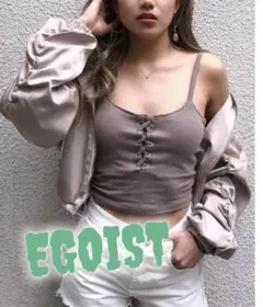 【EGOIST】フロントレースアップキャミ