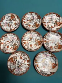 アンティーク　小皿８枚セット