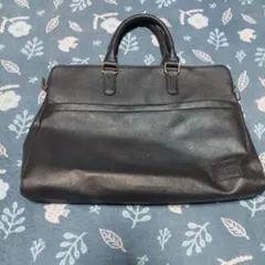 豊岡製】BAGGEX 牛本革 大容量 3層 B4 ビジネスバッグ ネイビー色