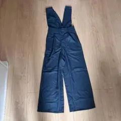 新品タグ付き each 2wayサロペットワイドパンツ ダークグリーン