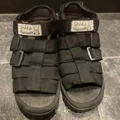 SHAKA（シャカ）ブラック アウトドアサンダル