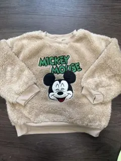 futafuta ディズニー ミッキーマウス ボアトップス110cm