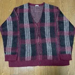 モヘアカーディガンブラック