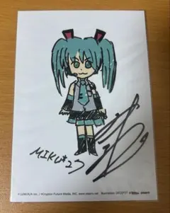 初音ミク DECO*27 サイン入りブロマイド 2026年最新】deco*27 サインの人気アイテム - メルカリ