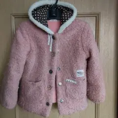 キムラタン Youpi フード付き ポケット付き ピンク ジャケット 130