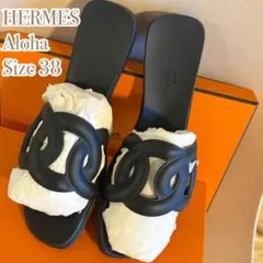 美品　エルメス　アロハ　タイプ　ラバーサンダル　ブラック　37 USED 楽天市場】エルメス アロハの通販