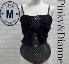 ★美品★ Pinky & Dianne ストライプ ビスチェ Mひのサムネイル
