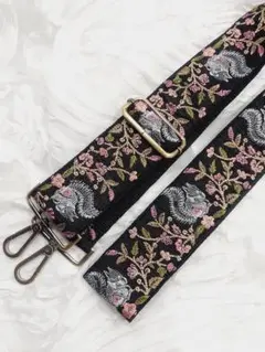 特価H-12インド刺繍リボン※ショルダーストラップ　スマホストラップ　送料込み