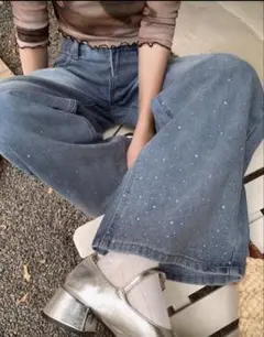 ワイドレッグデニム