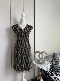 2026年最新】Tadashi Shoji 柄：花柄 レディース ノースリーブひざ丈