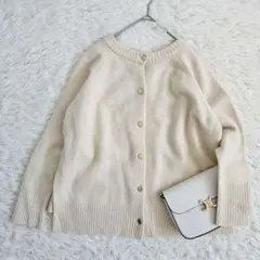 専用　バンヤードストーム カシミア混 2WAYトップス セーターカーデ　金ボタン