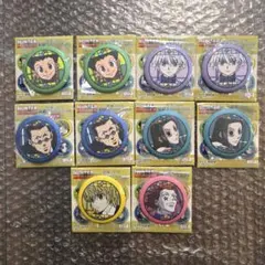 HUNTER×HUNTER 和紙缶バッジ 10点セット 切り絵
