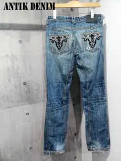 ANTIK DENIM アンティックデニム スタッズ加工 デニムパンツ Y2Kのサムネイル