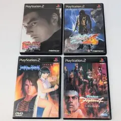 PS2 3D 格闘ゲーム 4本セット 鉄拳4 、Tag 、DOA、バーチャ4