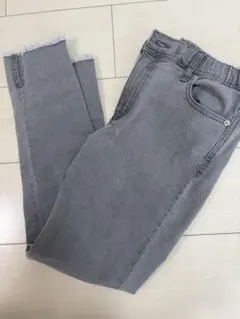 CIAOPANIC TYPY 裾スリットフリンジデニムレギパンツ　ウエスト紐紛失のサムネイル
