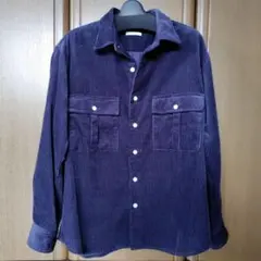 BAYFLOW コーデュロイシャツ ネイビー M