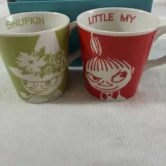 スナフキン&リトルミイ マグカップ2個セット ムーミン