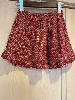 zara kids ショーパン型フレアスカート