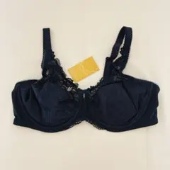 【小さく見せる】DELIMIRA フルカップブラ 花柄レース 脇高 新品未使用のサムネイル