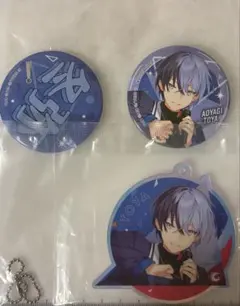 プロセカ　セガラッキーくじ　vol.7 缶バッチ　キーホルダー　青柳冬弥