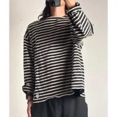 ORCIVAL オーバーサイズボートネック バスクシャツ ボーダー フランス製