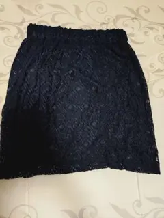ネイビー レース ミニスカートのサムネイル