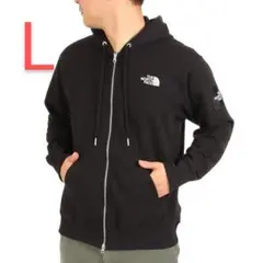 ノースフェイス スクエアロゴフルジップ K ブラック L