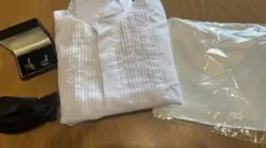 結婚式　新郎　シャツ　小物セット　S