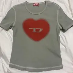 DIESEL ハートロゴ 半袖Tシャツ