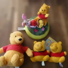 プーさん　マスコット　ぬいぐるみ ピグレット ディズニーリゾート　レア　レトロ