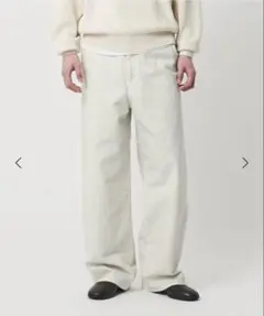 26SS H BEAUTY&YOUTHダスティカラーバギーデニムパンツ タグ付き