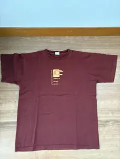 ロゴプリント Tシャツ ボルドー