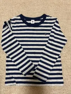 長袖Tシャツ　ボーダー　プチバトー 8ans 128センチ