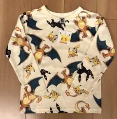 【新品】ポケモン ピカチュウ リザードン 長袖 ロンＴ Tシャツ 130cm