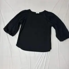 earth music&ecolosy カットソー　Tシャツ 袖チュール