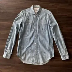 OFFICINE GENERALE ライトブルーシャツ