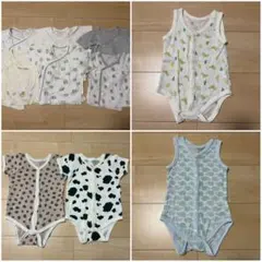 ベビー肌着10枚セット 50-60cm,70cm