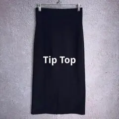 Tip Top フロント切り替えナロースカート ブラック 【Mサイズ】