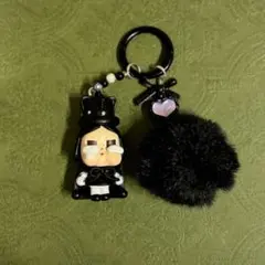 CRYBABY CRYINGクライベイビー キーホルダーぬいぐるみ黒いキーリング
