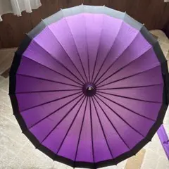 紫と黒の和傘