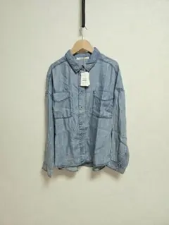 Jena espace merveilleux テンセルデニムシャツ