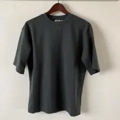 UNIQLO U エアリズムコットンオーバーサイズTシャツ五分袖