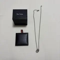 Paul Smith トグルクラスプ ロゴバー ネックレス シルバー 新品未使用