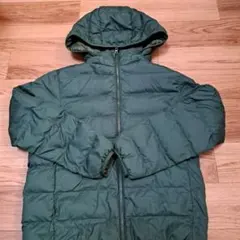 UNIQLO KIDS ダウンコート 150cm オリーブグリーン