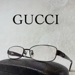 GUCCI グッチ メガネ GGロゴ ブラウンフレーム